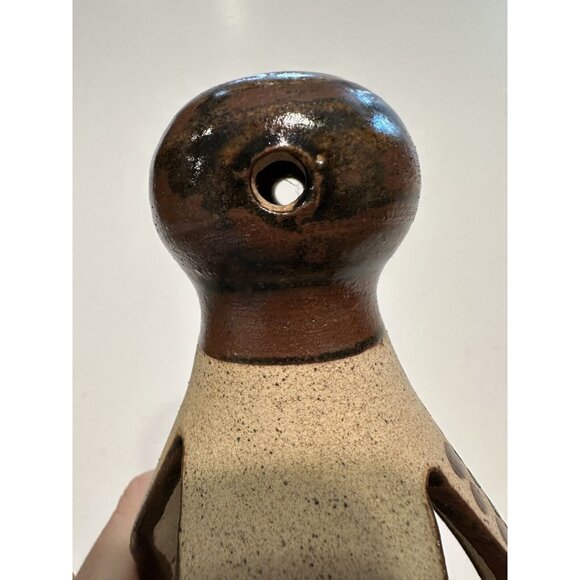 TONALA Candle Holder Bird Feeder Mexican Folk Art Netz Boho Folk Art Pottery - Picture 4 of 9